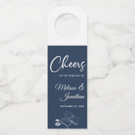 繊細なラン結婚スの応援カスタム ボトルネックタグ