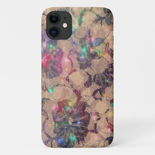 繊細なレースのバラ Case-Mate iPhoneケース (裏面)