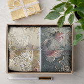 繊細なレースの蝶 薄葉紙 (ギフト)