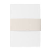 繊細なレースコーナーアイボリーと金ゴールドス結婚クリプト 招待状ベリーバンド (裏面例)