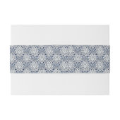 繊細なレース 招待状ベリーバンド (裏面例)