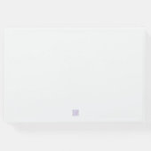 繊細なローズ ゲストブック (裏面)