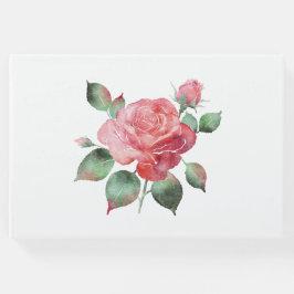 繊細なローズ ゲストブック