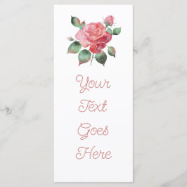 繊細なローズ メニュー