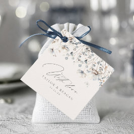 繊細なワイルドフラワーの水色と愛ID1102 フェイバータグ