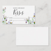 繊細なワイルドフラワーは何枚のキスゲーム エンクロージャーカード (正面/裏面)