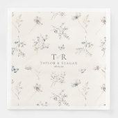 繊細なワイルドフラワーウォーターカラーパッテンID1102 (正面)