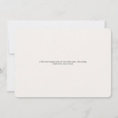 繊細なワイルドフラワーピンク黄色90誕生日 招待状 (裏面)