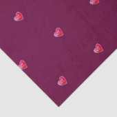 繊細なワインレッドバレンタイン 薄葉紙 (詳細)