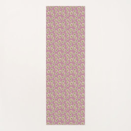 繊細なヴィンテージ独身の・ブラックリーの花 ヨガマット