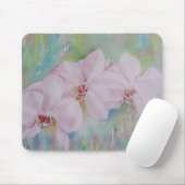 繊細な三つのラン マウスパッド (マウス)