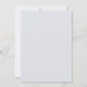 繊細な伝統的結婚式招待状 招待状 (裏面)