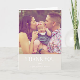 繊細な分岐写真サンキューカード サンキューカード