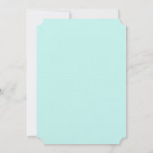 繊細な十字架結婚式招待状 招待状 (裏面)