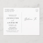 繊細な台本の愛が日付を変える 案内ポストカード (裏面)