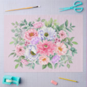 繊細な夏の庭パーティー花の切り離し 薄葉紙 (クラフト)