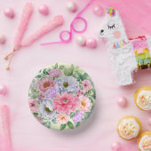 繊細な夏の庭パーティー花 ペーパーボウル (パーティー)