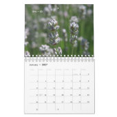 繊細な夏の花 カレンダー (1月 2027)