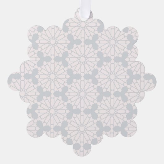 繊細な対称性イスラム美術 オーナメントカード (正面)