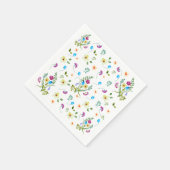 繊細な山水模様 スタンダードカクテルナプキン (角)