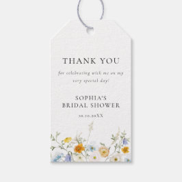 繊細な山花ありがとうございました ギフトタグ