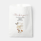 繊細な山花と蝶のパーティー フェイバーバッグ (正面)