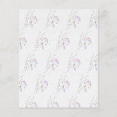 繊細な山花書道クリームイベントメニュー (裏面)