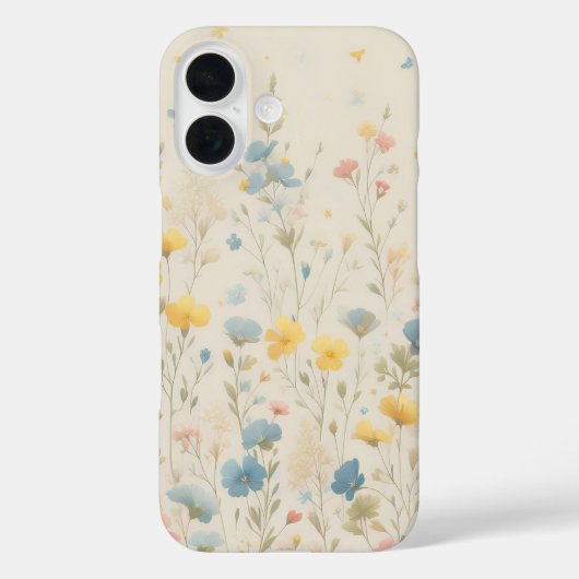 繊細な山花草地アート Case-Mate iPhoneケース (裏面)