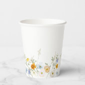 繊細な山花 紙コップ (裏面)