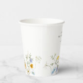 繊細な山花 紙コップ (右)