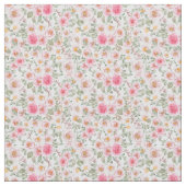 繊細な庭のバラ ファブリック (クローズアップ)