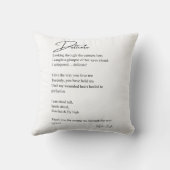 繊細な恋の詩 クッション (裏面)