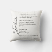 繊細な恋の詩 クッション (裏面)