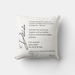 繊細な恋の詩 クッション