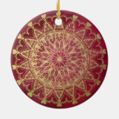 繊細な愛の輪 セラミックオーナメント (裏面)