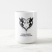 繊細な愛情Tシャツ コーヒーマグカップ (中央)
