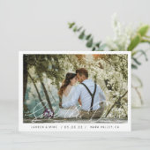 繊細な手の結婚台本の写真 セーブザデート (スタンド正面)