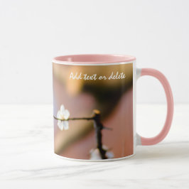 繊細な日本のアプリコットの花 マグカップ