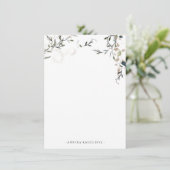 繊細な春の新緑 | オーダーメイドの文房具 エンクロージャーカード (スタンド正面)