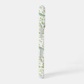 繊細な春グリーンボタニックパターン iPhone 16ケース (右側面)