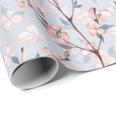繊細な春桜花の模様 ラッピングペーパー (ロールコーナー)