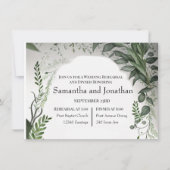 繊細な春葉リハーサル 招待状 (正面)