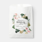 繊細な書道 |ありがとうございますブライダルシャワー フェイバーバッグ (正面)