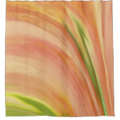 繊細な桃 シャワーカーテン (正面)