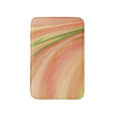 繊細な桃 バスマット (正面縦)