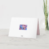 繊細な桜の美しさが青空に映える カード (裏面)