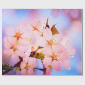 繊細な桜の花 ラッピングペーパー (フラット)