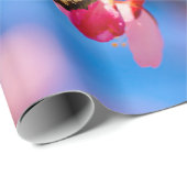 繊細な桜美しいザブルースカイ ラッピングペーパー (ロールコーナー)