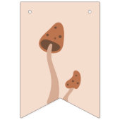 繊細な森をテーマにしたキツネベビーシャワーパーティー バンティングフラッグ (第1の旗)