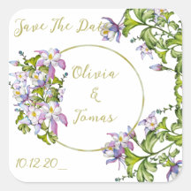 繊細な水彩のカラーの花束